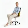 Chaise de Bureau Pivotante - Tissu Patchwork - Ray  image 7