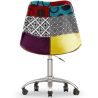 Chaise de Bureau Pivotante - Tissu Patchwork - Ray  image 7