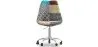  Chaise de Bureau Pivotante - Tissu Patchwork - Patty image 7
