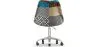  Chaise de Bureau Pivotante - Tissu Patchwork - Patty image 7