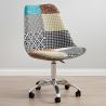  Chaise de Bureau Pivotante - Tissu Patchwork - Patty image 7