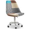  Chaise de Bureau Pivotante - Tissu Patchwork - Patty image 7