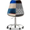  Chaise de Bureau Pivotante - Tissu Patchwork - Pixi image 7