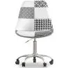 Chaise de Bureau Pivotante - Tissu Patchwork - Sam  image 7