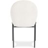 Chaise de salle à manger - Tapissée en tissu bouclé - Erys image 7