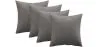Lot de 4 coussins en velours - housse et garnissage - Mesmal image 7