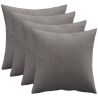 Lot de 4 coussins en velours - housse et garnissage - Mesmal image 7