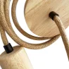Câble de Lampe Suspendue en Jute et Bois - 200cm - Hanz image 7