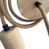 Câble de Lampe Suspendue en Jute et Bois - 200cm - Hanz image 7