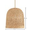 Suspension en rotin - Lampe suspendue design boho Bali - 30cm- Rava image 7