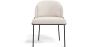 Chaise de salle à manger - Tapissée en tissu bouclé - Mina image 7