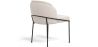 Chaise de salle à manger - Tapissée en tissu bouclé - Mina image 7