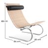 Fauteuil en rotin - Bali Boho Style Lounger - Reed image 7