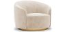 Fauteuil Design Courbé - Revêtu de Velours - Herina image 7