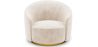 Fauteuil Design Courbé - Revêtu de Velours - Herina image 7