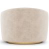 Fauteuil Design Courbé - Revêtu de Velours - Herina image 7