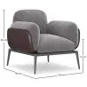 Fauteuil rembourré en velours - June image 7