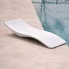 Chaise longue de piscine design - Blanc mat - Hero image 7