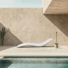 Chaise longue de piscine design - Blanc mat - Hero image 7