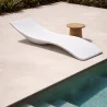Chaise longue de piscine design - Blanc mat - Hero image 7