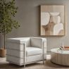 Fauteuil design - Revêtement en cuir végétalien - Lecur image 7