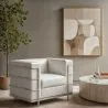 Fauteuil design - Revêtement en cuir végétalien - Lecur image 7