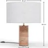 Lampe de Table avec Socle en Marbre - Sidney image 7