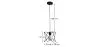 Lampe de plafond - Lampe suspendue design industriel - Bon image 7