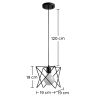 Lampe de plafond - Lampe suspendue design industriel - Bon image 7