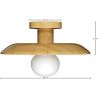 Lampe de Plafond - Plafonnier en Bois - Richmon image 7