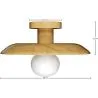 Lampe de Plafond - Plafonnier en Bois - Richmon image 7