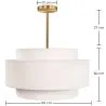 Lampe Suspendue de Plafond - Abat-jour en Tissu - Braichal image 7