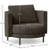 Fauteuil de Design - Revêtement en Velours - Maura image 7