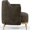 Fauteuil Design - Revêtu de Velours - Terrec image 7