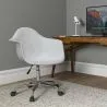Chaise de bureau avec accoudoirs - Chaise de bureau à roulettes - Weston image 7