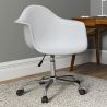 Chaise de bureau avec accoudoirs - Chaise de bureau à roulettes - Weston image 7