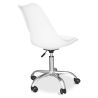 Chaise de bureau à roulettes - Chaise de bureau pivotante - Tulip image 7