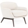 Fauteuil en bouclette fausse fourrure Tapissée - Boucles Blanches  - Jenna image 7