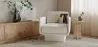 Fauteuil en bouclette fausse fourrure Tapissée - Boucles Blanches - Jackson image 7