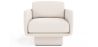Fauteuil en bouclette fausse fourrure Tapissée - Boucles Blanches - Jackson image 7