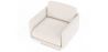 Fauteuil en bouclette fausse fourrure Tapissée - Boucles Blanches - Jackson image 7