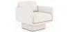 Fauteuil en bouclette fausse fourrure Tapissée - Boucles Blanches - Jackson image 7