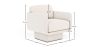 Fauteuil en bouclette fausse fourrure Tapissée - Boucles Blanches - Jackson image 7