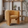 Fauteuil rembourré en velours - Callum image 7