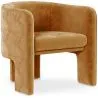 Fauteuil rembourré en velours - Callum image 7