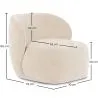 Fauteuil Tapissé en Velours - Butaca - Mykel image 7
