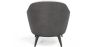Fauteuil en bouclette fausse fourrure Tapissée - Boucles Blanches - Luc image 7