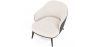 Fauteuil en bouclette fausse fourrure Tapissée - Boucles Blanches - Luc image 7