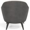 Fauteuil en bouclette fausse fourrure Tapissée - Boucles Blanches - Luc image 7