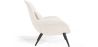 Fauteuil en bouclette fausse fourrure Tapissée - Boucles Blanches - Uyere image 7